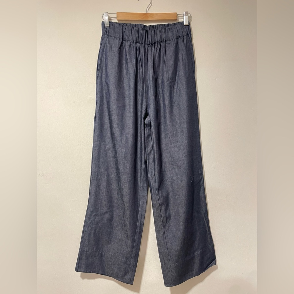 Mata Traders wide leg chambray pants